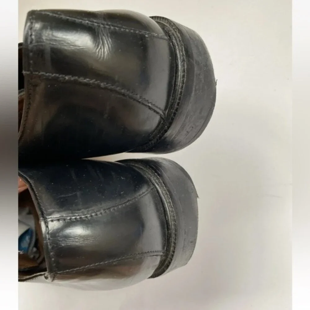 Bostonian Men’s Round Toe Leather Dress Shoes Black 10.5M Oxford 22461